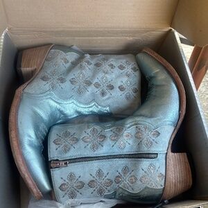 Old Gringo Blyn Western (cowgirl) Boots Metallic Blue -